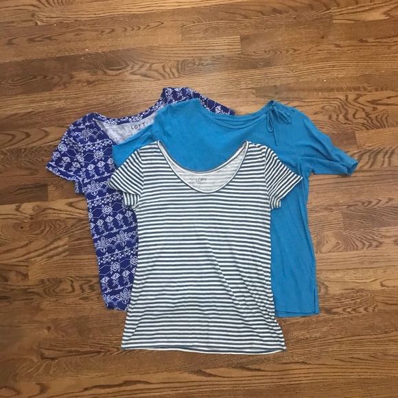 3 Loft short sleeve T-Shirts, Size S - Picture 2 of 13